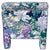 Lavender Pair of Vintage Impressionist Floral Upholstered Parsons Style Bench Ottomans For Sale - Image 8 of 13