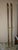 Vintage Hickory Wood Ski Set by Asnes Made in Norway - Set of 2 For Sale - Image 6 of 10