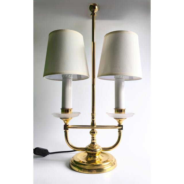 Gold 1960s French “Bouillotte” Lamp For Sale - Image 8 of 16
