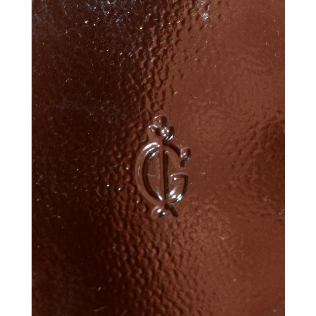 1970s Vintage Lion Covered Candy Dish Imperial Glass Frosted Atterbury For Sale - Image 5 of 12