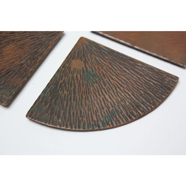 Metal Early 20th Century Set of Roycroft Copper Blotter Corners For Sale - Image 7 of 13