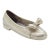 Vintage Italian Handmade Silver Shoe With Ribbon Dollhouse Miniature Collectible For Sale