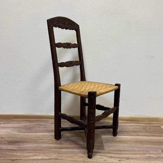 Antique Kitchen Chairs, Set of 6 For Sale - Image 4 of 11