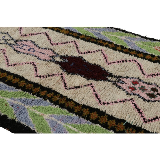 Rug & Kilim Vintage Moroccan Rug With Polychromatic Geometric Patterns, From Rug & Kilim For Sale - Image 4 of 7