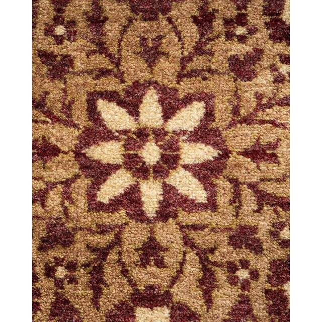 Traditional Mogul, One-of-a-Kind Hand-Knotted Area Rug - Brown, 9' 4" x 12' 7" For Sale - Image 3 of 8