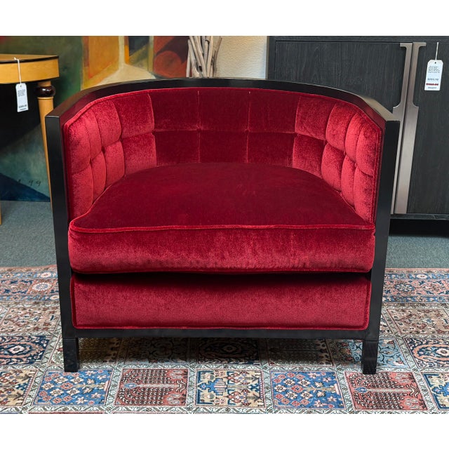Early 21st Century Laura Kirar by Baker Furniture Archetype Tub Chair For Sale - Image 5 of 12