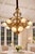 19th C French Louis XVI Gilt Bronze Milk Glass Chandelier For Sale - Image 16 of 16
