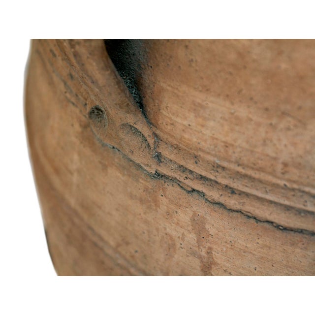 Vintage French Terra Cotta Olive Oil Jug For Sale - Image 10 of 11