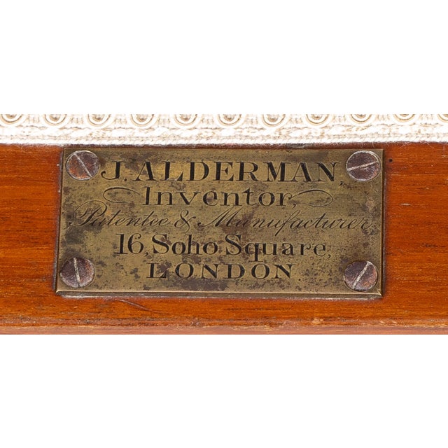 Portable Folding Library Armchair by J. Alderman For Sale - Image 10 of 11