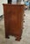 Circa 1830 American Empire Figured Mahogany Bow-Front 4-Drawer Chest For Sale - Image 4 of 13