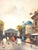 French Street of Paris Impressionist Painting Signed Oil on Canvas Original Frame For Sale - Image 3 of 9