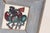 Vintage Deco Folk Art Painted Wood and Wheeling Ceramic Tile "Pegasus" Bookend For Sale - Image 10 of 14