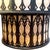 Hacienda Lights and Iron LLC Late 20th Century Monumental Bespoke Hand-Forged Iron Gothic Chandelier With Mica Panels For Sale - Image 4 of 13