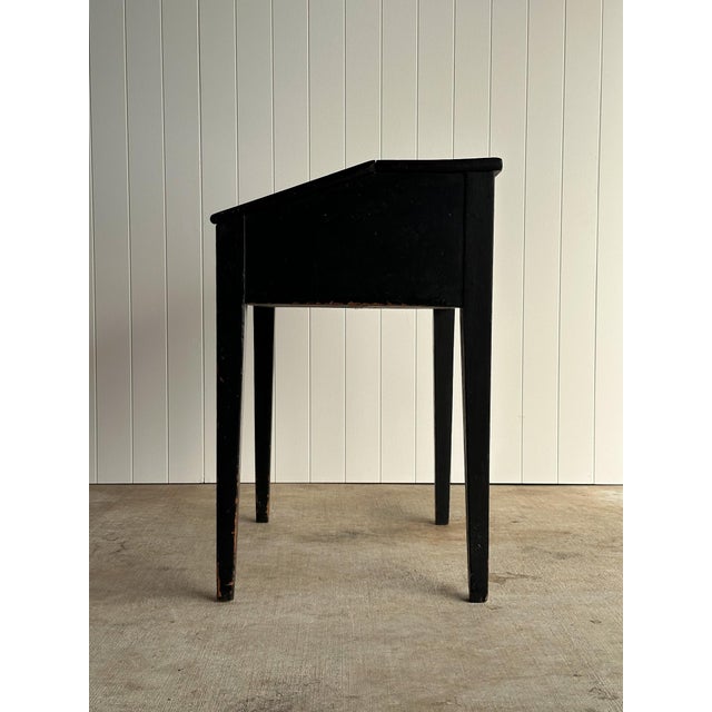 Early American Painted Slant-Front Writing Secretary Desk, C. 1800 For Sale - Image 15 of 17