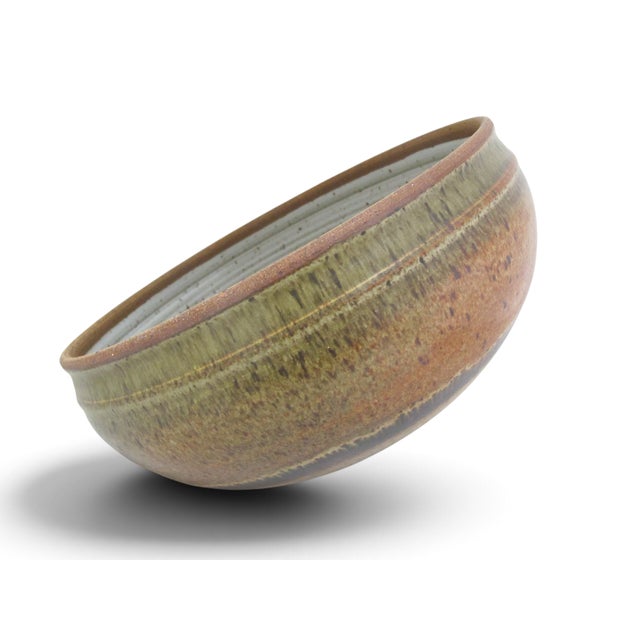 Wally Schwab Large Cake Dome Dessert Serving Dish W/Lid Pacific Nw Pottery For Sale - Image 11 of 17