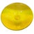 Glass Mid 20th Century Pair of Yellow Murano Glass Stem Dish Candlestick Holders, Pair For Sale - Image 7 of 11