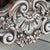 Glass 1960s Rococo Revival Wall Mirror Newly Painted in Swedish Gustavian Style Linen White and Light Blue For Sale - Image 7 of 15