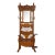 Antique Early 20th C American Oak Hall Tree For Sale