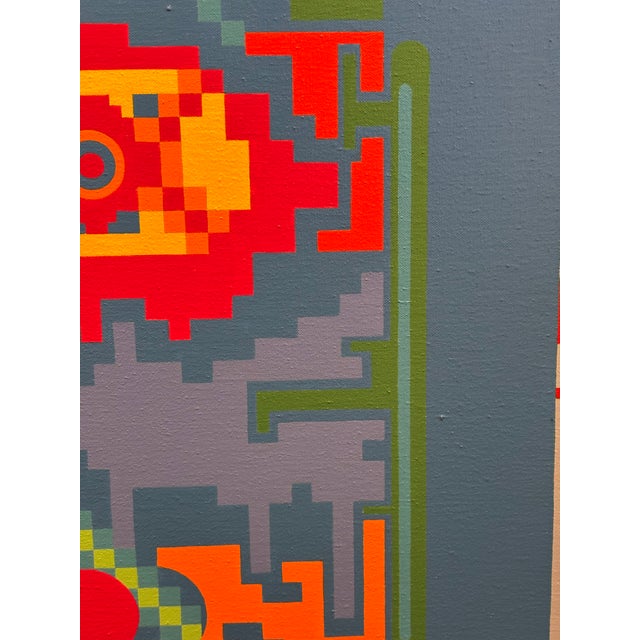 Contemporary Large Scale Oil Painting by Chicago Imagist Errol Ortiz For Sale - Image 3 of 5