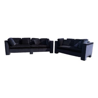 1960’s Mid Century Modern Sofa and Loveseat Set For Sale