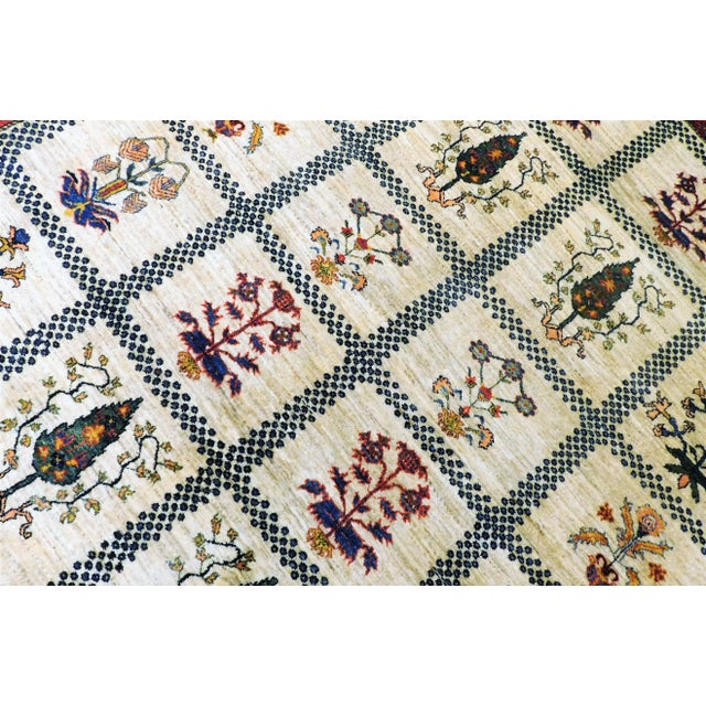 1990s Vintage Handmade Persian Nomadic Zollanvari Gallery Rug Chairish