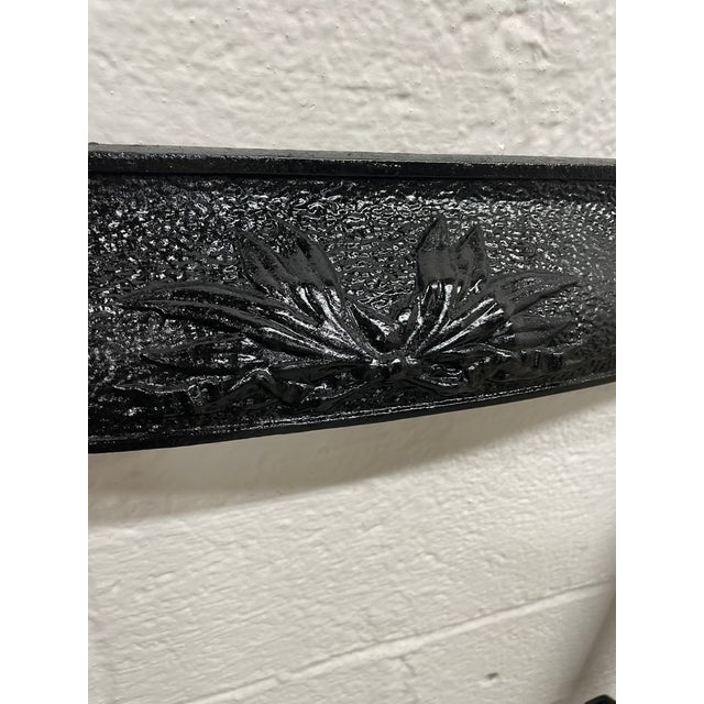 Beautiful design Early 19th Century Antique Cast Iron Surround - Ornate Victorian Era From Baton Rouge Add timeless charm...