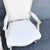 Late 20th Century Vintage Cream and White French Provincial Lounge Chairs - A Pair For Sale - Image 5 of 9