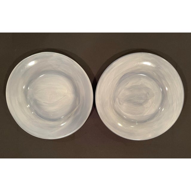 These heavy Pottery Barn dishes in the discontinued Sausalito pattern are hand painted, making each dish unique. Set of...