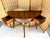 Francesco Molon Louis XVI Style Walnut Demilune Console Table- Made in Italy For Sale - Image 14 of 18