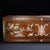 Mid 20th Century Vintage Chinese Huali Rosewood Scroll Box | Mother-of-Pearl Inlaid Long Chest With Brass Mounts For Sale - Image 5 of 9
