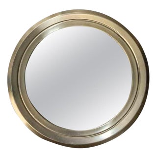 Vintage Wall Mirror in Metal and Glass by Gianni Moscatelli, 1970s For Sale