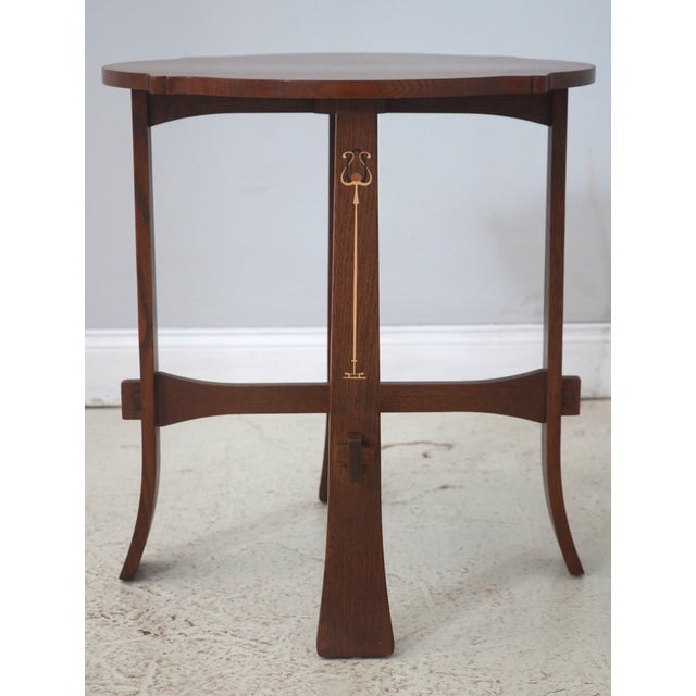 Age: C. 2016 Details: Model 89-475 Finish no.32 Mortise Construction Rare Model Nice Shapely Top & Curved Legs Offered @...