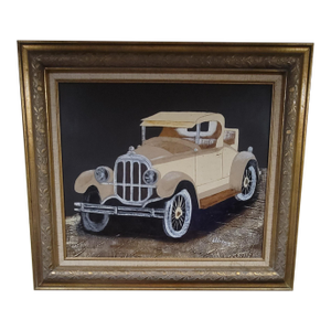 Antique Classic Car /Wall Art / Oil Painting / Frank Walcutt