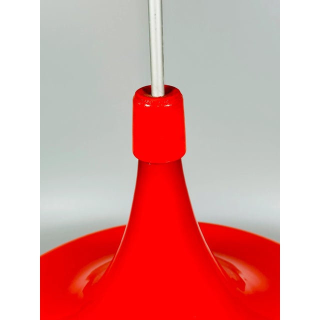 Space Age UFO Pendant in Glass from Doria Leuchten, Germany, 1950s For Sale - Image 6 of 17