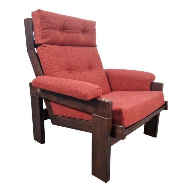 Brutalist Armchair by Martin Visser for 't Spectrum, 1960 For Sale