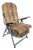 Bauhaus Italian Reclining Armchair with Ottoman, 1970s For Sale