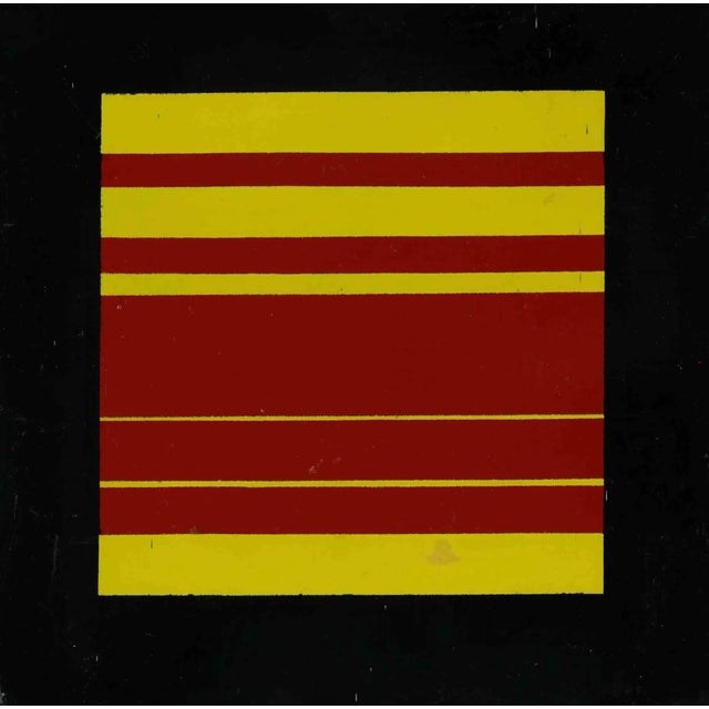 Aldo Moriconi, Abstract, Original Painting, 1967 For Sale