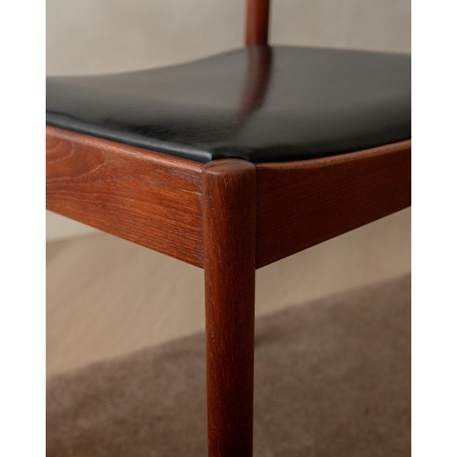Danish Modern Teak Dining Chairs by Johannes Nørgaard, 1960s, Set of 5 For Sale - Image 13 of 18