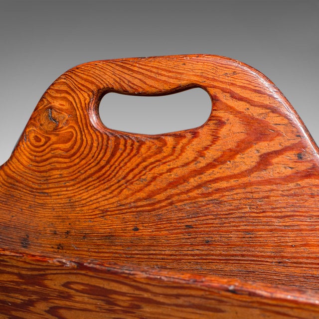 Antique Country Ladies Garden Trug, English, Outdoor Tool Carry, Victorian, 1870 For Sale - Image 9 of 10