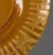 Amber Vintage Depression Glass Amber Wheel Cut Floral Dishes - Set of Four For Sale - Image 8 of 11