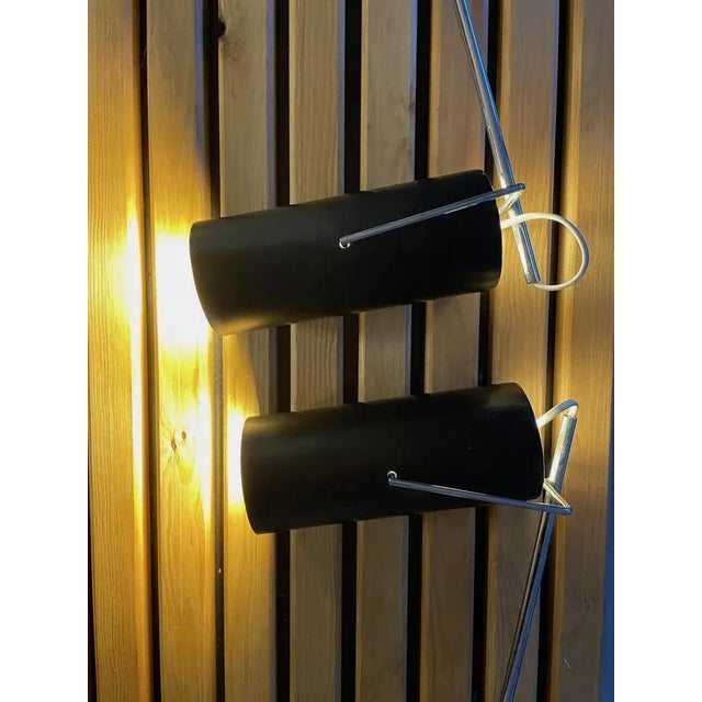 Black Wall Lamps from Raak, 1960s, Set of 2 For Sale - Image 8 of 13