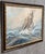 Frederick R. Wagner (1864-1940): Watercolor painting of a sailboat on a stormy sea Highly regarded artist Black and gold...