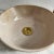 Metal Bohemian Natural Clay Handcrafted Vessel Sink with Brass Drain For Sale - Image 7 of 10