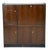 Mid-Century Writing Cabinet with Secretary in Mahogany, 1960s For Sale