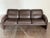 Vintage 1970s Brown Leather De Sede Ds-61 Sofa For Sale - Image 9 of 12