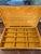 Vintage Mid-Century Jewelry Case With Gold Velvet-Like Interior and Patterned Exterior For Sale In Seattle - Image 6 of 10