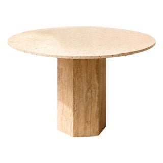 Mid 20th Century Travertine Table For Sale