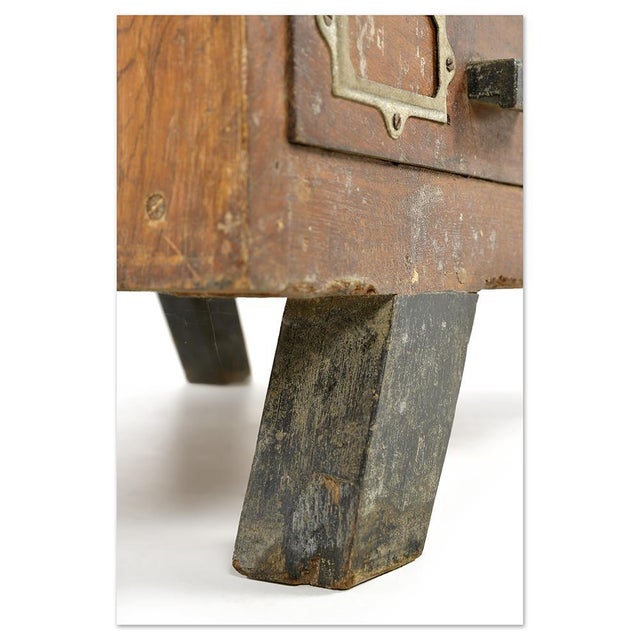 Wood Workshop Cabinet with 60 Drawers For Sale - Image 3 of 10