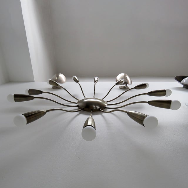 Metal Aura-38™ Flushmount Light For Sale - Image 7 of 10
