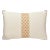 The House of Scalamandré Toscana/Hansel Lumbar Pillow, Rich Cream/Citrus Twist For Sale